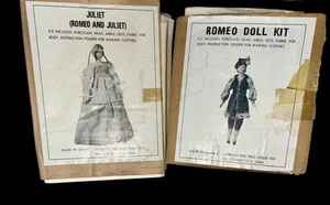 Vintage 1978 & 1979 Yield House Exclusive Romeo & Julia Porzellan Puppe Kit - Bild 1 von 12