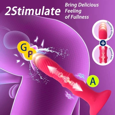Anal Vibrator Mit Stoßfunktion Butt Plug Dildo Vibrator Prostata Sexspielzeug DE - Bild 1 von 4