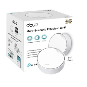 TP-Link Deco X50-PoE AX3000 Whole Home Mesh Wi-Fi 6 with PoE, Dual-Band, Gigabit - Photo 1/9