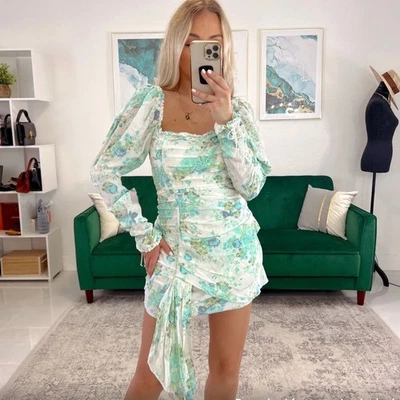 For Love & Lemons Eileen Floral Mini Dress Size 2X  UK 18 US 14  New With Tags! - Image 1 of 4