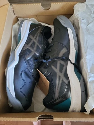 Zapatos deportivos de tenis Pickleball para hombre ASICS Gel Dedicate 7 negros talla 10 Foto 1 de 4