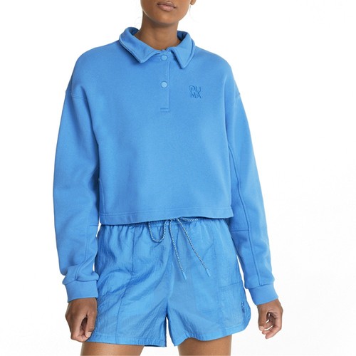 Polo donna PUMA Inf moda blu 533424 79