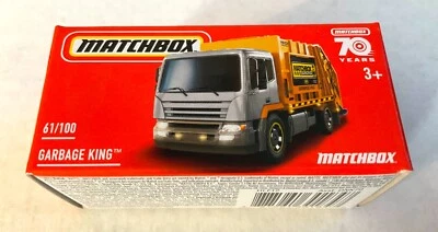 Matchbox GARBAGE KING 2023 #61/100 - SEALED BOX - 70 Years - Garbage Truck - Image 1 of 4