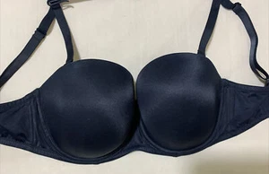 M&S Strapless 5 Ways To Wear Balcony Bra In BLACK Size 36B - Picture 1 of 10