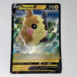 Pokémon TCG Morpeko V Shining Fates 037/072 Holo Ultra Rare NM Fast Shipping - Picture 1 of 6