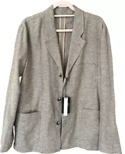 Farhi by Nicole Farhi Linen Cotton Blend Lightweight Travel Sports Jacket 42 NEW - Picture 1 of 14