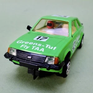 SCALEXTRIC C375 FORD ESCORT XR3i PALMER TUBE MILLS Green! Hard To Find Working - Picture 1 of 8