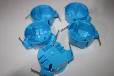 5x Carlon B520A 1-Gang 20 cu. in. Electrical Ceiling Box with Captive Nails