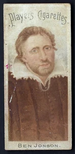 PLAYER - FAMOUS AUTHORS & POETS (NARROW) - #3 BEN JOHNSON - Picture 1 of 2