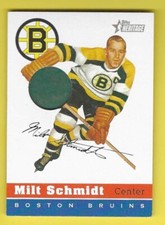 2000-01 Topps Heritage Arena Relics Milt Schmidt