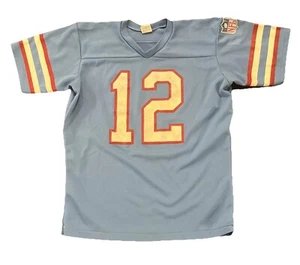 Houston Oilers Kenny Stabler Jersey Mens Size Large Rawlings Blue Vintage - Picture 1 of 8