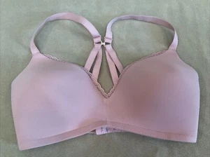 sujetador aerie 36DD rosa real feliz comodidad inalámbrica - Imagen 1 de 4