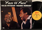 OSCAR PETERSON FREDDIE HUBBARD Face To Face 1982 PABLO Jazz JOE PASS Play Tested