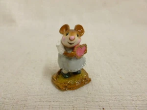 Wee Forest Folk I'm Yours Special Edition Grey m-080b Mouse Valentines Retired - Picture 1 of 2