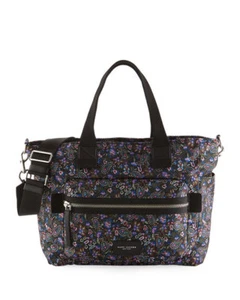 Marc Jacobs Women's Garden Paisley Biker Baby Bag, Purple Multi MSRP $320+ - Picture 1 of 5