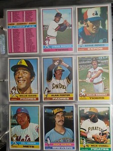 1976 Topps 251-500 Pick from Drop down