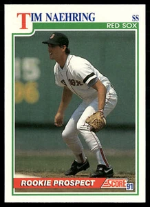 1991 Score #356 Tim Naehring - Picture 1 of 2