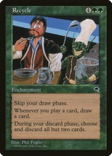 MTG Recycle LP Tempest TMP Magic English reserve list EDH skip draw step