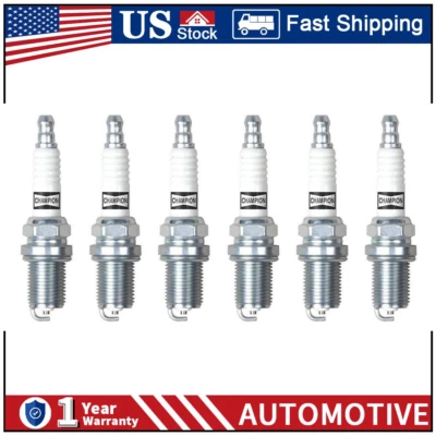 Champion Copper Plus 6x Spark Plug For 2009-2011 Buick Lucerne V6 3.9L FWD PZ - Image 1 of 3