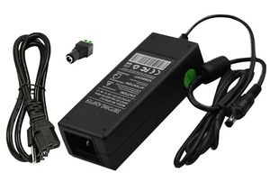 12V 5A Power Adapter AC 100-220V to DC 60W Power Supply Plug Switching Adapter - Picture 1 of 4