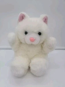 Rare HTF Gerber Precious Plush White Pink Kitten Cat 6" Soft Stuffed Animal - Picture 1 of 18