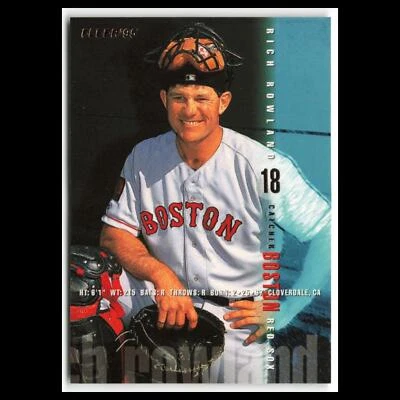 Rich Rowland #38 1995 Fleer Boston Red Sox Baseball Card MLB NM - Image 1 of 3