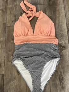One Piece Cupshe Bathing Suit Orange Size XL NWOT - Picture 1 of 2