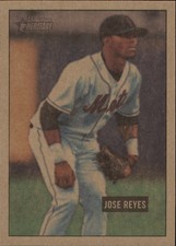 2005 Bowman Heritage Baseball Mahogany #145 Jose Reyes New York Mets