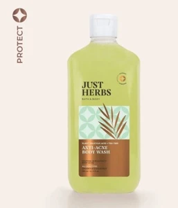 Just Herbs Bagno e Corpo Tea Tree Lavaggio Corpo Anti-Acne (300ml) 🎁 - Foto 1 di 5