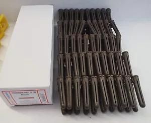 100x Tapones de Pared Marrón Plástico 2 Vías Fijación de Expansión Rawl No.8-10 - Imagen 1 de 2