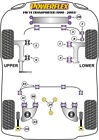 Powerflex Rear Spring Pad 13mm Set of 2 PFR85-1132-13-2H for VW T4 Transporter