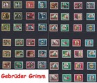 Bund Berlin Briefmarken Märchen  Gebrüder Grimm  brothers grimm  13 sätze  **