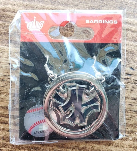 New York Yankees NY Hoop Earrings New Cover