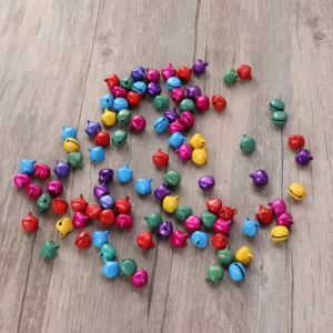 100 pezzi 12 mm Jingle Bells Natale decorazione matrimonio perline gioielli oggetti charms - Foto 1 di 11