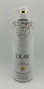 Olay Zucchero + Burro di Cacao Lavaggio Corpo, 20 fl oz - Foto 1 di 3