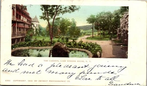 Vintage Postcard Lake Mohonk New York NY 1902 Detroit Publishing Fancy Cancel - Picture 1 of 3