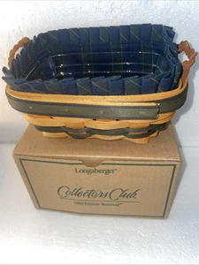 Nuevo protector forro cesta renovación Longaberger Collectors Club edición 2000 nuevo en caja - Imagen 1 de 12