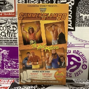 WWF Summerslam 90: The Heat Returns 1990 VHS Tape RARE - Picture 1 of 6