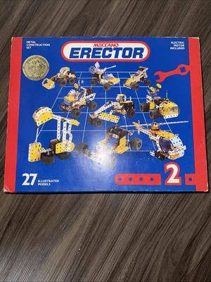 🧰 Vintage Meccano Metal Construction Set No. 2 (274) 🔧 27 Models – NEW SEALED - Image 1 of 4