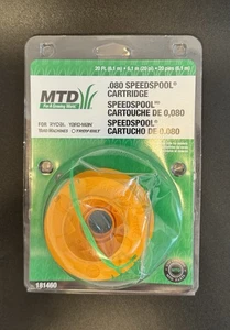 Neu in Verpackung MTD .080 Speedspool Kartusche Ryobi Yard Man Troy Bilt Yard Maschinen 181460 - Bild 1 von 2