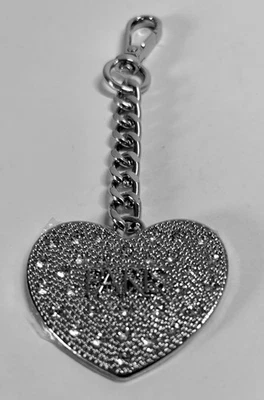 JUICY COUTURE METAL FORMA CORAZÓN BOLSO ENCANTO PLATA NUEVO SIN ETIQUETAS Foto 1 de 3