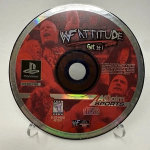WWF Attitude (PlayStation 1 PS1) Disc Only Tested and Working - Picture 1 of 1