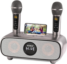 Karaoke Machine for Adults and Kids,Portable Bluetooth 2 Wireless Karaoke Micro