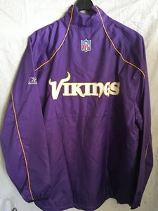 NFL Minnesota Vikings Purple Reebok Pullover - Medium - Picture 1 of 3