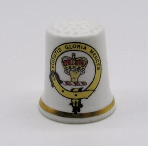 COLLECTABLE BONE CHINA THIMBLE 'ROBERTSON' BY LUCKENBOOTH - Picture 1 of 5