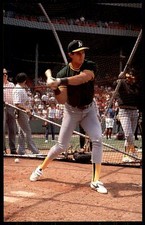 1989 Barry Colla Oakland Athletics Jose Canseco Postcard #8