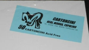 50 CARTONCINI 100% ACID FREE 14,8x19,5 cm x TOPOLINO, NERI, SEXY, MANGA - Picture 1 of 1