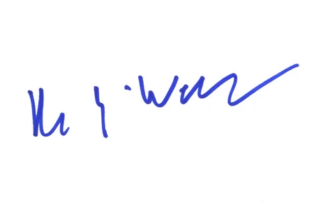 Andrew Lloyd Webber - English Composer Musical Theatre - In Person Signed Card Cover