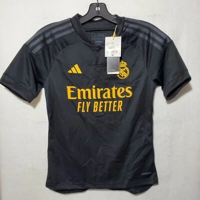 Camiseta Camavinga Real Madrid Juvenil (11-12 años) Negra Adidas Kit Nueva con Etiquetas Foto 1 de 4