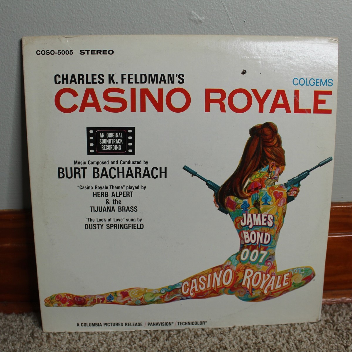 BURT BACHARACH CASINO E サントラLP Burt Bacharach – Casino Royale (An Original Soundtrack